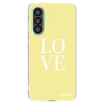 Picasee silikonowe przeźroczyste etui na Samsung Galaxy A26 5G A266B - Love
