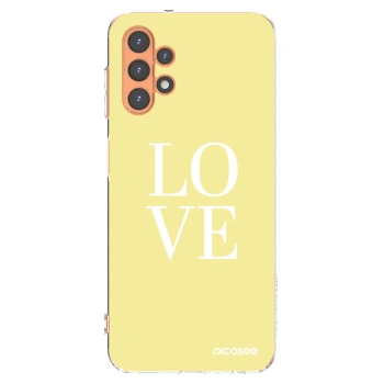 Picasee silikonowe przeźroczyste etui na Samsung Galaxy A13 5G - Love