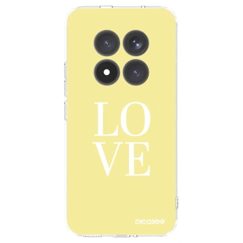 Picasee silikonowe przeźroczyste etui na Xiaomi Redmi Note 15 Pro+ - Love