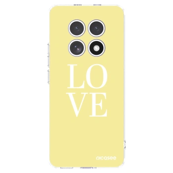 Picasee silikonowe przeźroczyste etui na Xiaomi Redmi Note 15 4G - Love