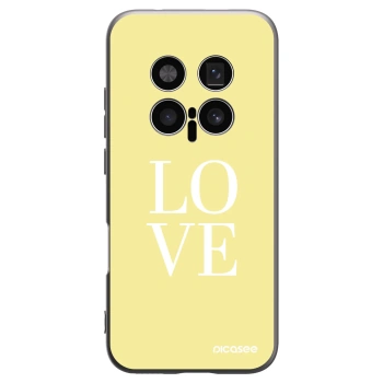 Picasee silikonowe czarne etui na Honor Magic8 Pro 5G - Love