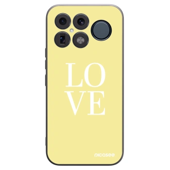 Picasee silikonowe czarne etui na Xiaomi Poco F8 Ultra - Love