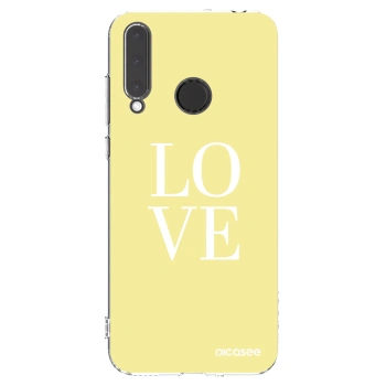Picasee silikonowe przeźroczyste etui na Honor 20 Lite - Love