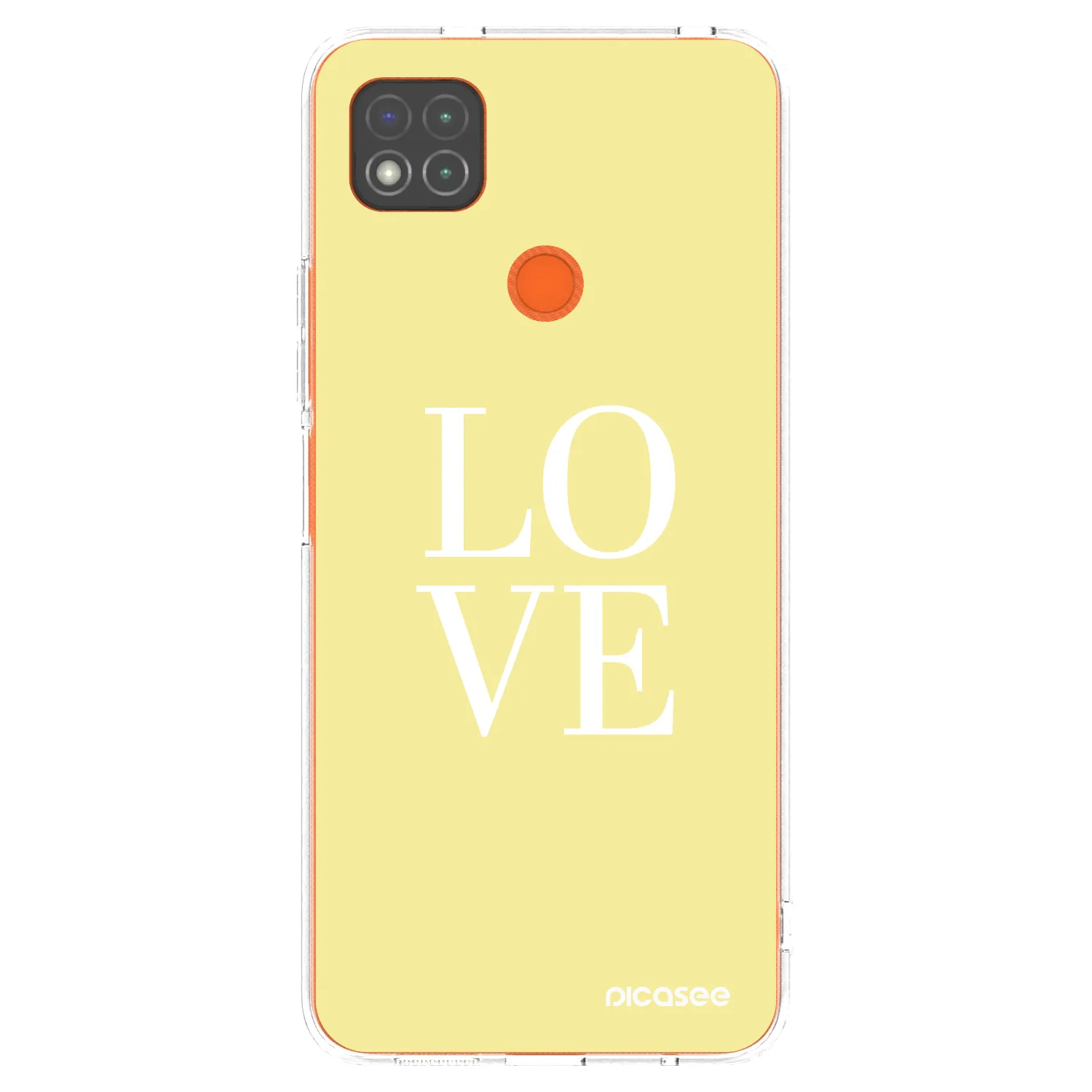 Picasee silikonowe przeźroczyste etui na Xiaomi Redmi 9C - Love