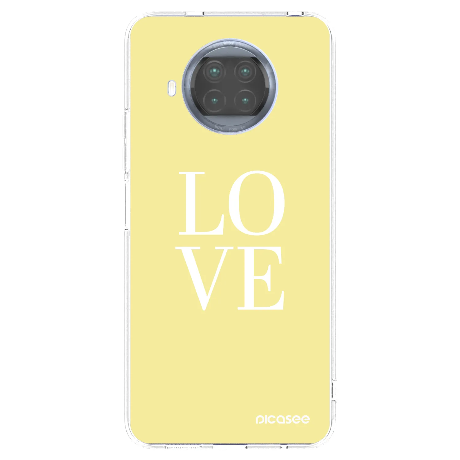 Picasee silikonowe przeźroczyste etui na Xiaomi Mi 10T Lite - Love