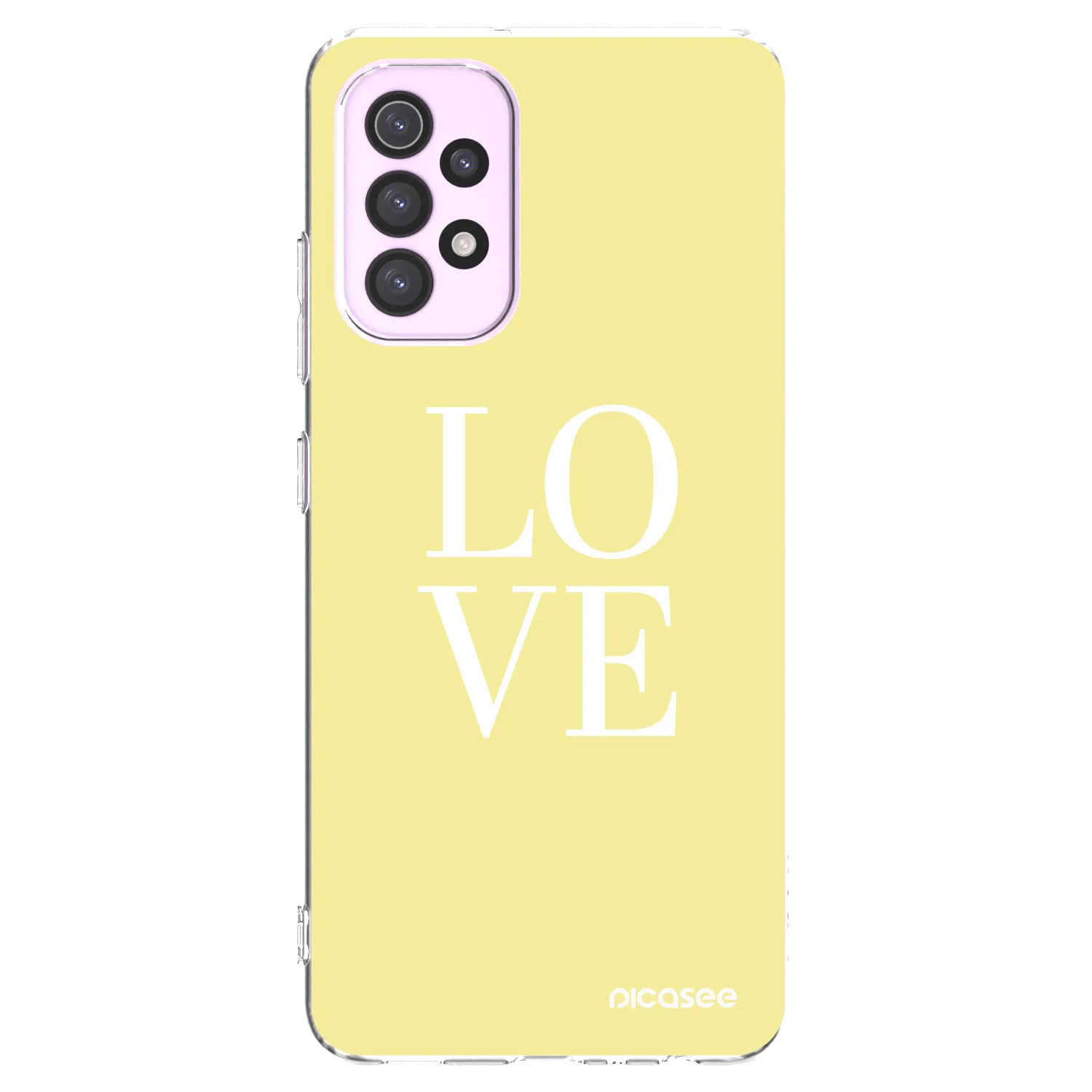 Picasee silikonowe przeźroczyste etui na Samsung Galaxy A32 5G A326B - Love