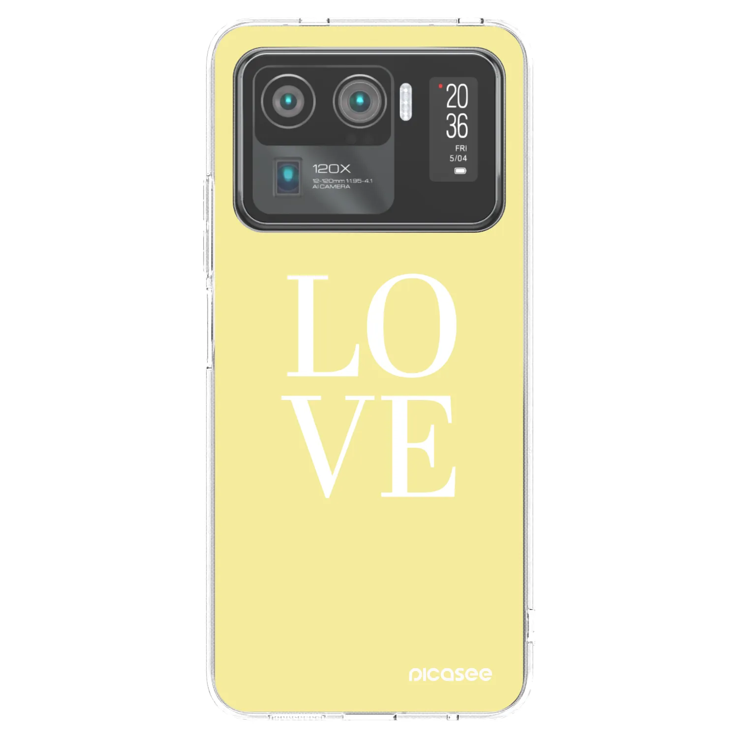Picasee silikonowe przeźroczyste etui na Xiaomi Mi 11 Ultra - Love