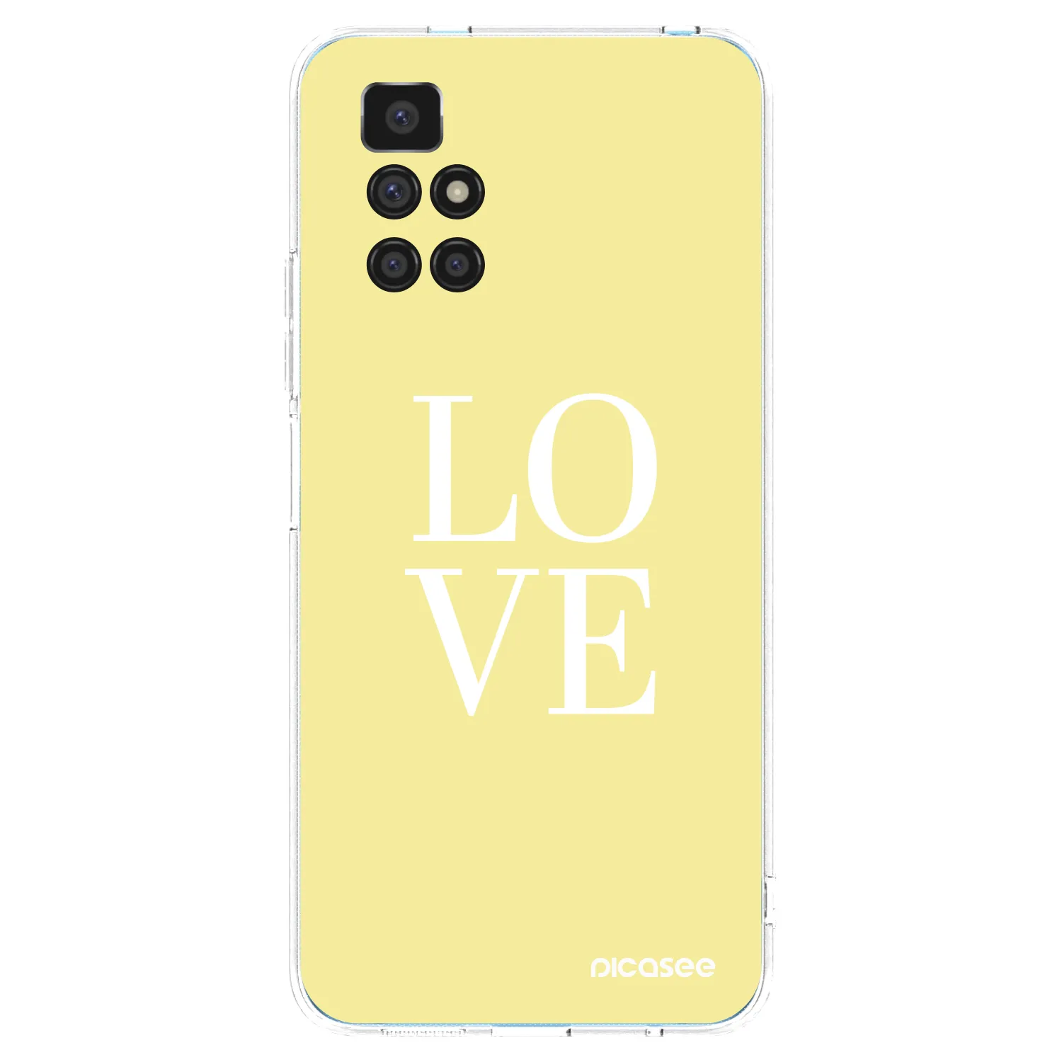 Picasee silikonowe przeźroczyste etui na Xiaomi Redmi 10 - Love