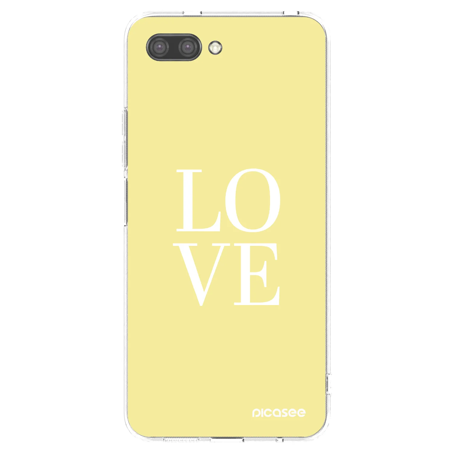 Picasee silikonowe przeźroczyste etui na Honor 10 - Love