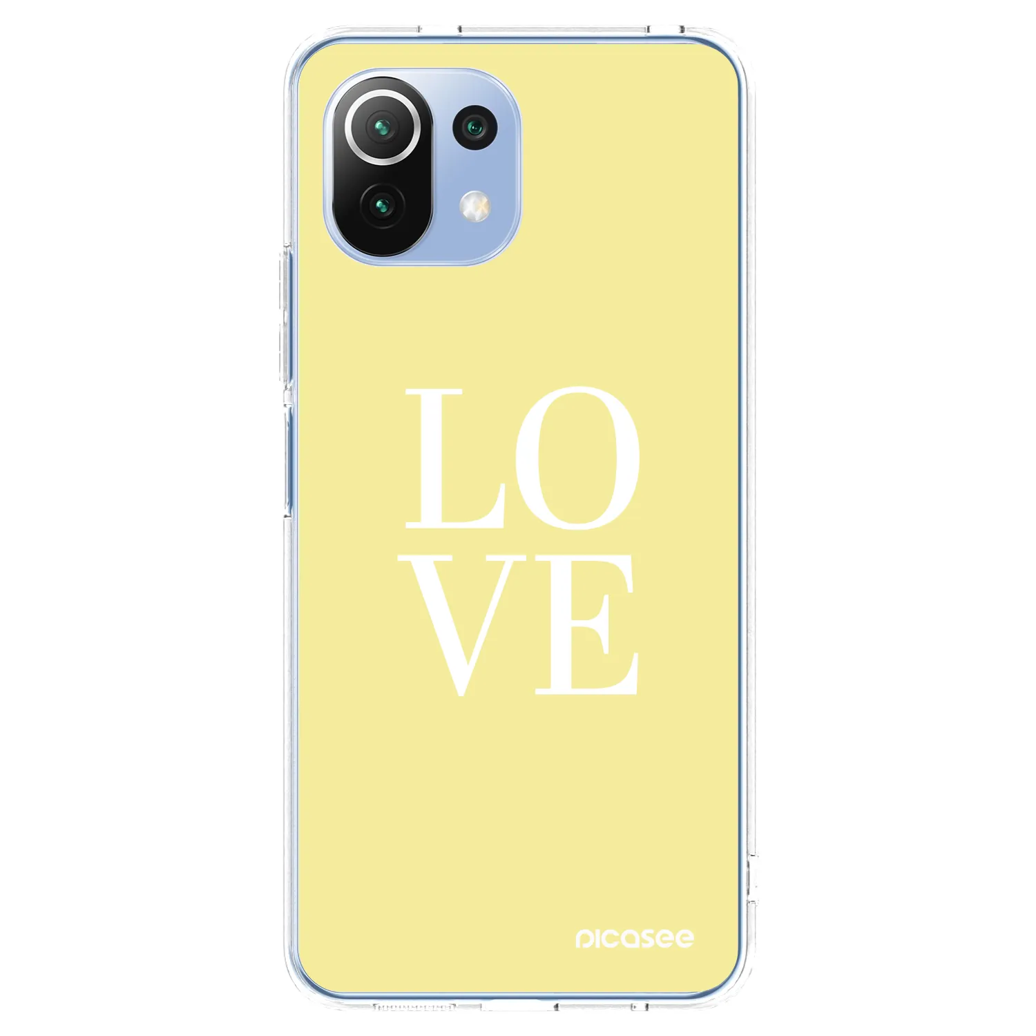 Picasee silikonowe przeźroczyste etui na Xiaomi 11 Lite 5G NE - Love