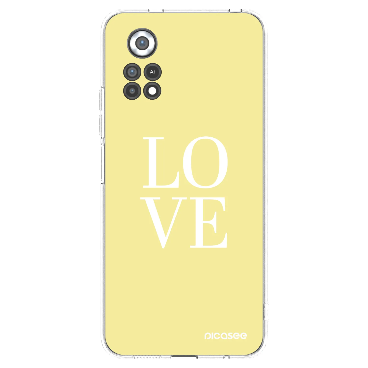 Picasee silikonowe przeźroczyste etui na Xiaomi Poco X4 Pro 5G - Love