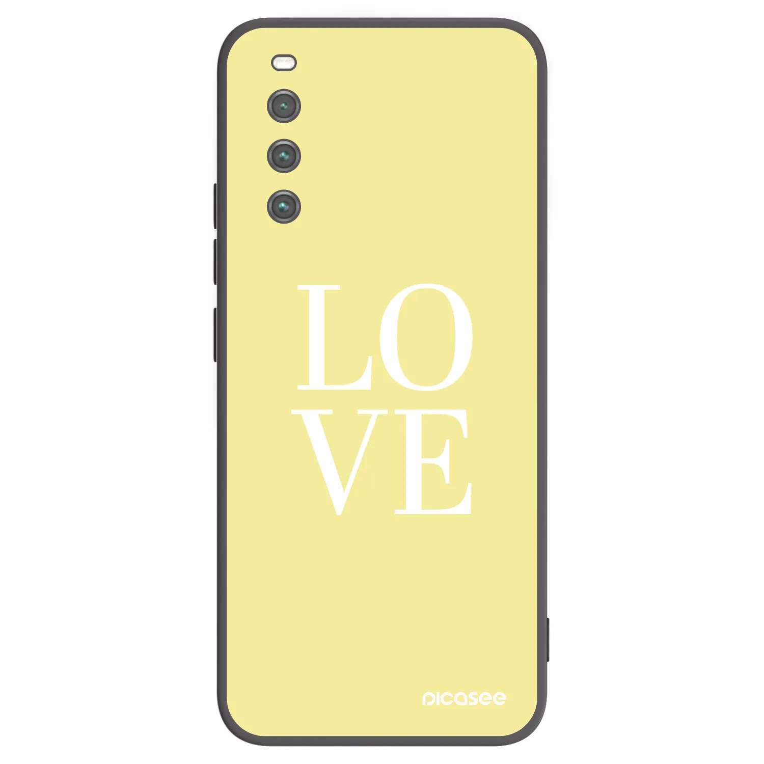 Picasee silikonowe czarne etui na Sony Xperia 10 IV 5G - Love