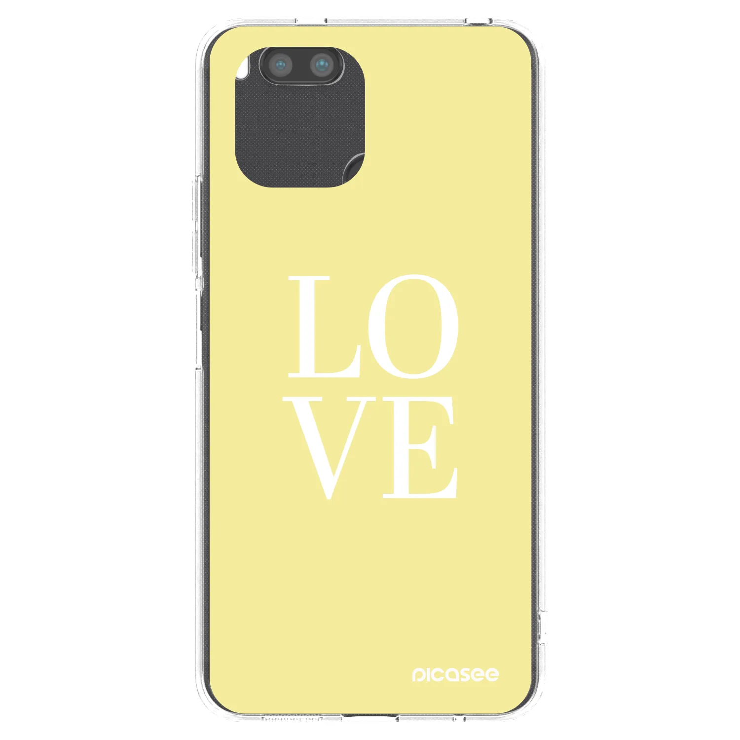 Picasee silikonowe przeźroczyste etui na Xiaomi Redmi A1 - Love