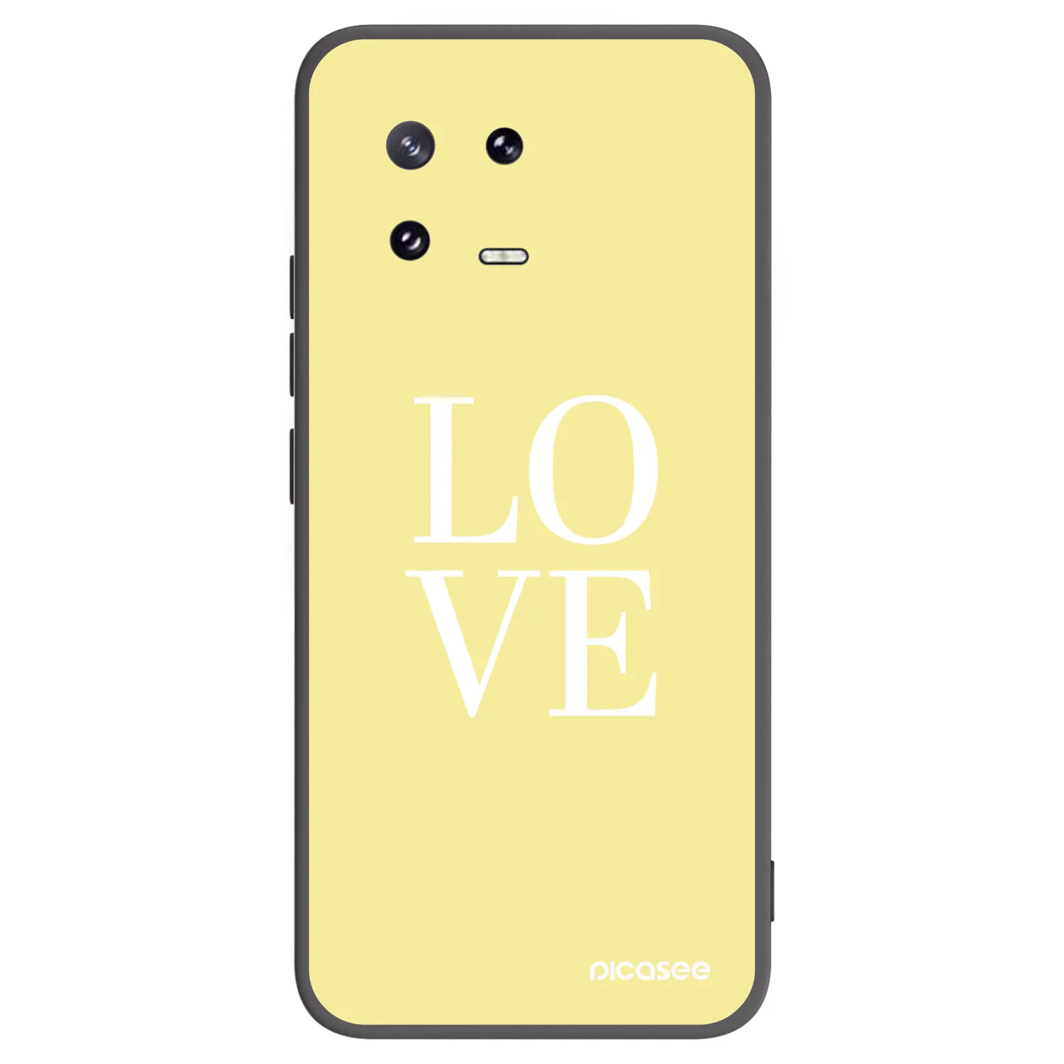 Picasee silikonowe czarne etui na Xiaomi 13 Pro - Love