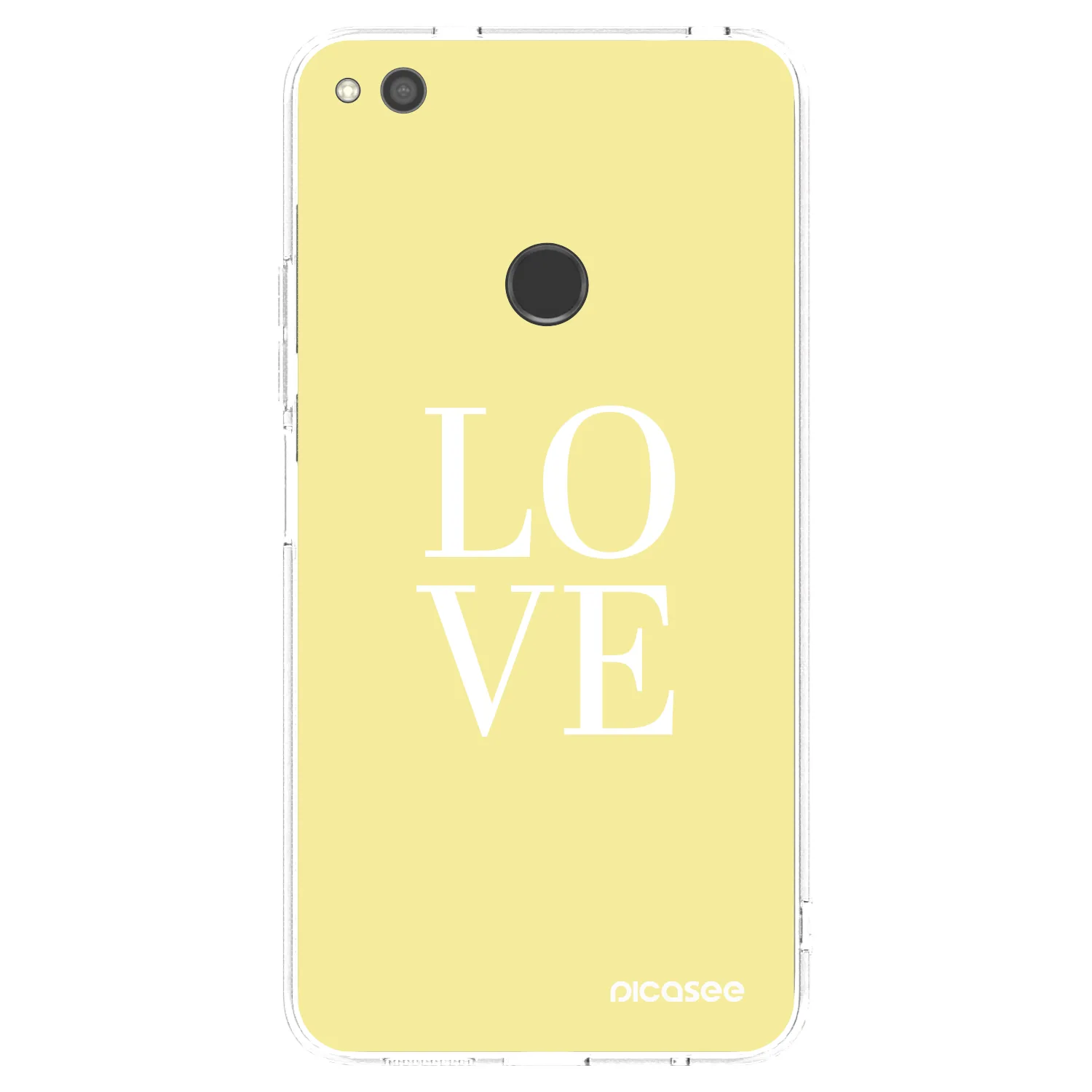 Picasee silikonowe przeźroczyste etui na Huawei P9 Lite 2017 - Love