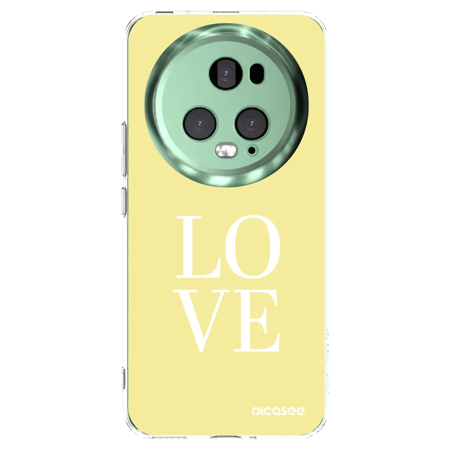 Picasee silikonowe przeźroczyste etui na Honor Magic5 Pro - Love
