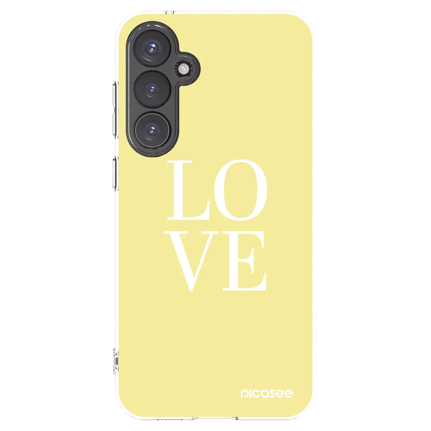 Picasee silikonowe przeźroczyste etui na Samsung Galaxy S23 FE S711B - Love