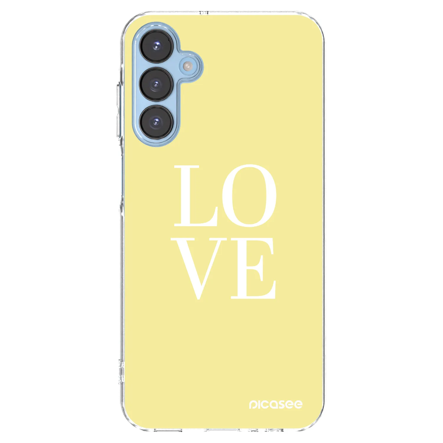 Picasee silikonowe przeźroczyste etui na Samsung Galaxy A15 A156B 5G - Love