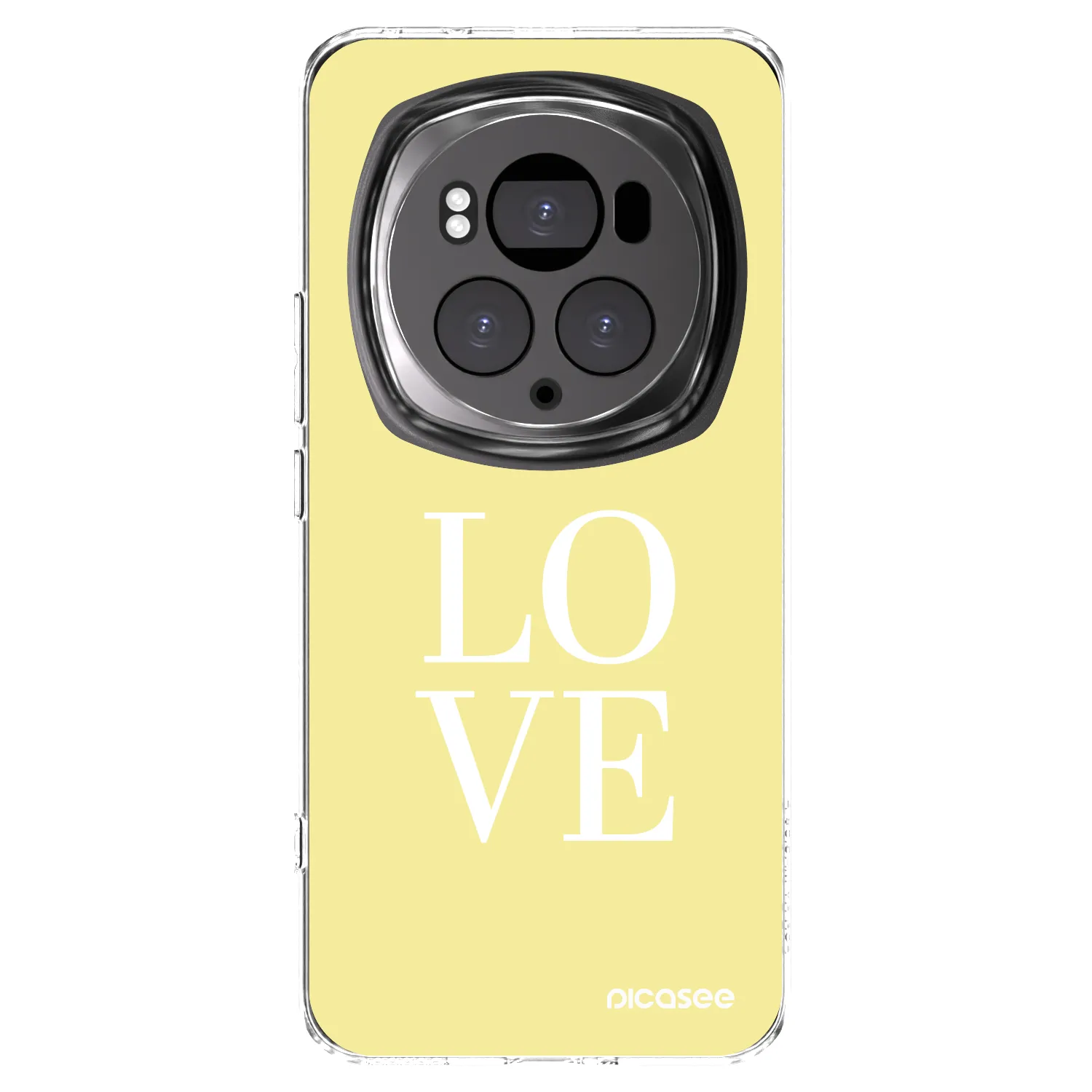 Picasee silikonowe przeźroczyste etui na Honor Magic6 Pro - Love