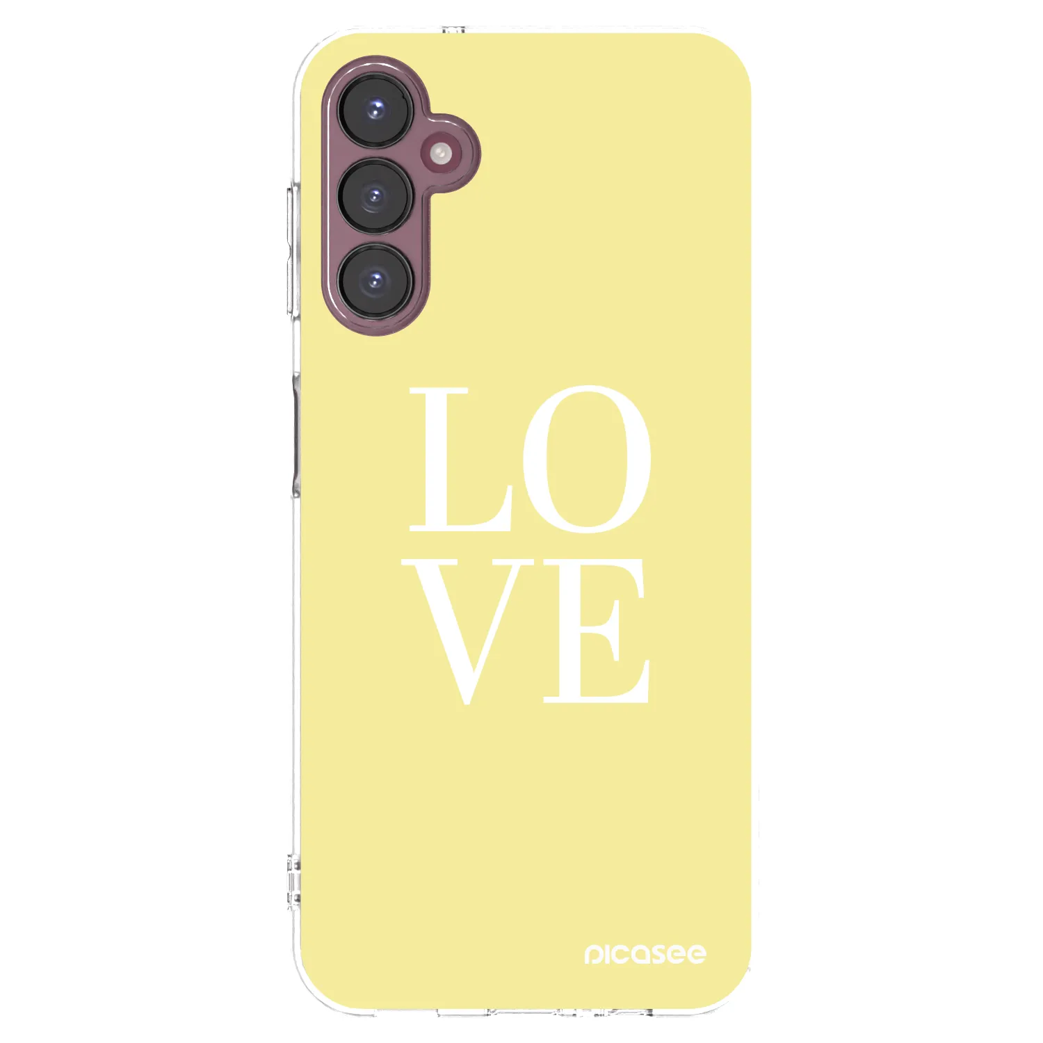 Picasee silikonowe przeźroczyste etui na Samsung Galaxy A05s A057G - Love