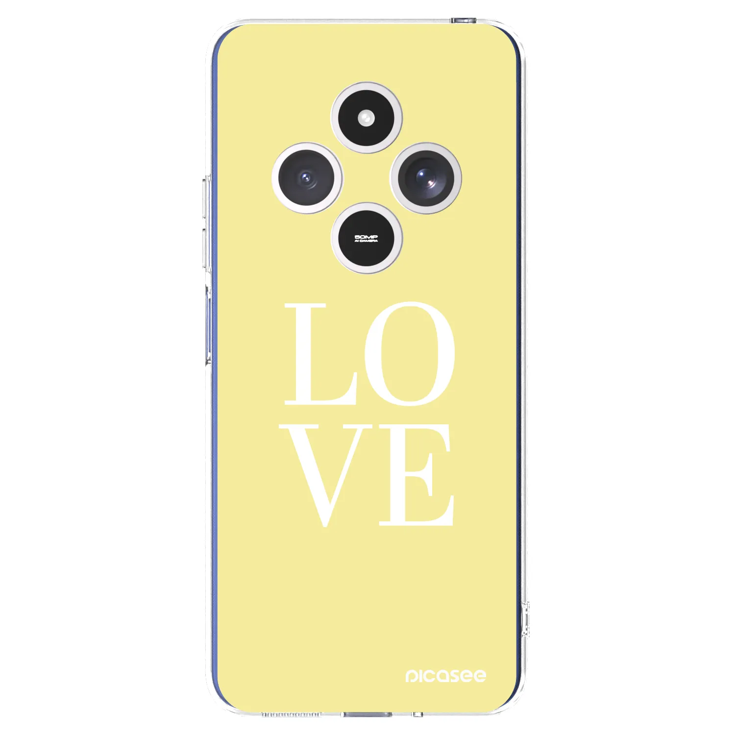 Picasee silikonowe przeźroczyste etui na Xiaomi Redmi 14C - Love