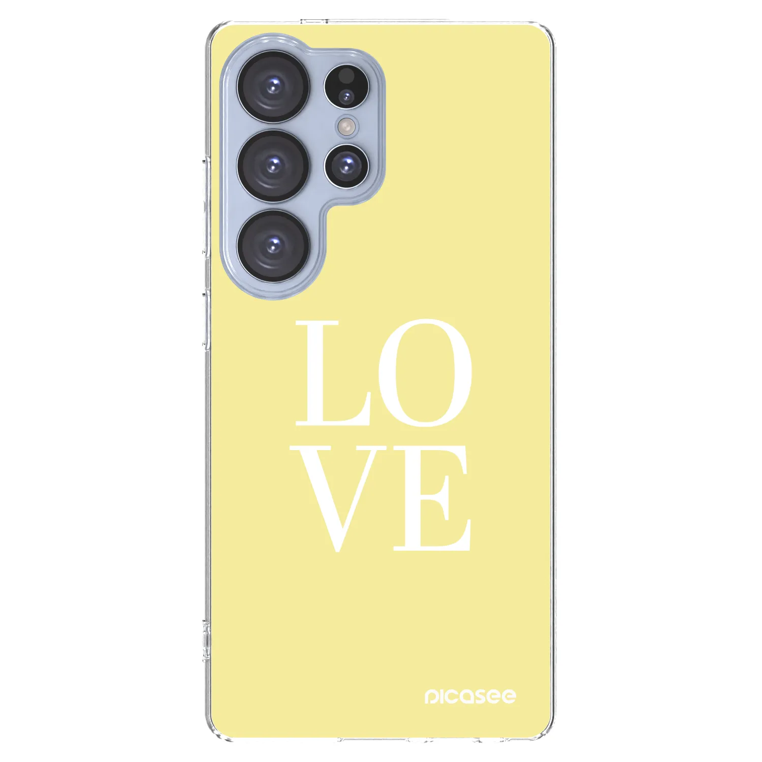 Picasee silikonowe przeźroczyste etui na Samsung Galaxy S25 Ultra 5G - Love