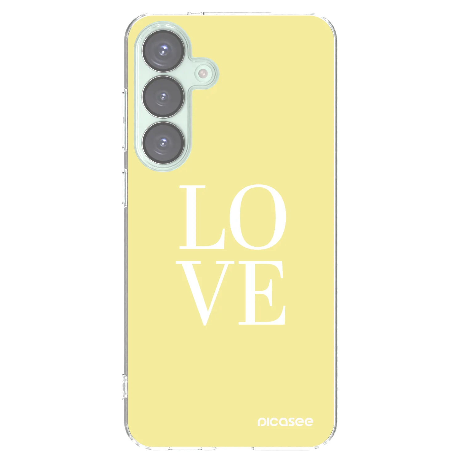 Picasee silikonowe przeźroczyste etui na Samsung Galaxy S25+ 5G - Love