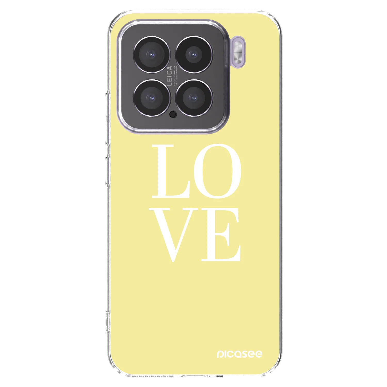 Picasee silikonowe przeźroczyste etui na Xiaomi 15 - Love