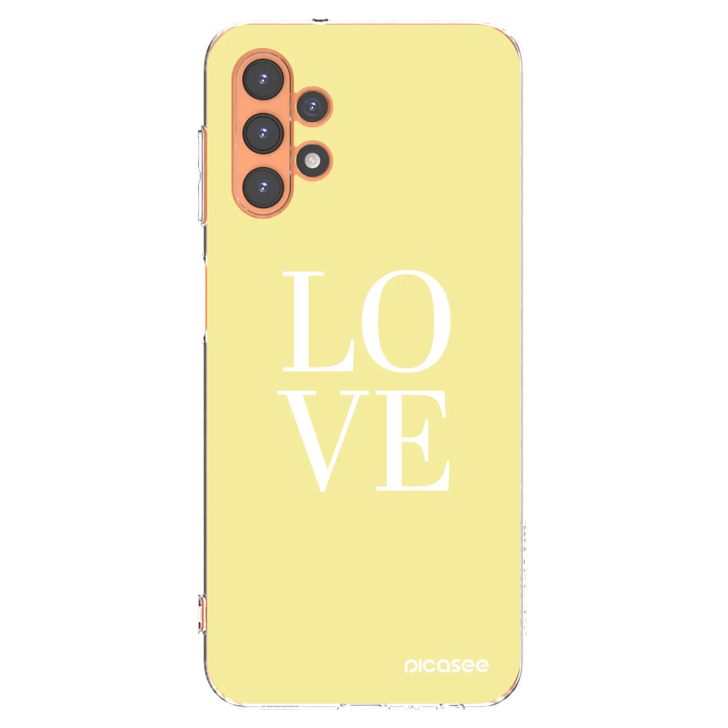 Picasee silikonowe przeźroczyste etui na Samsung Galaxy A13 5G - Love
