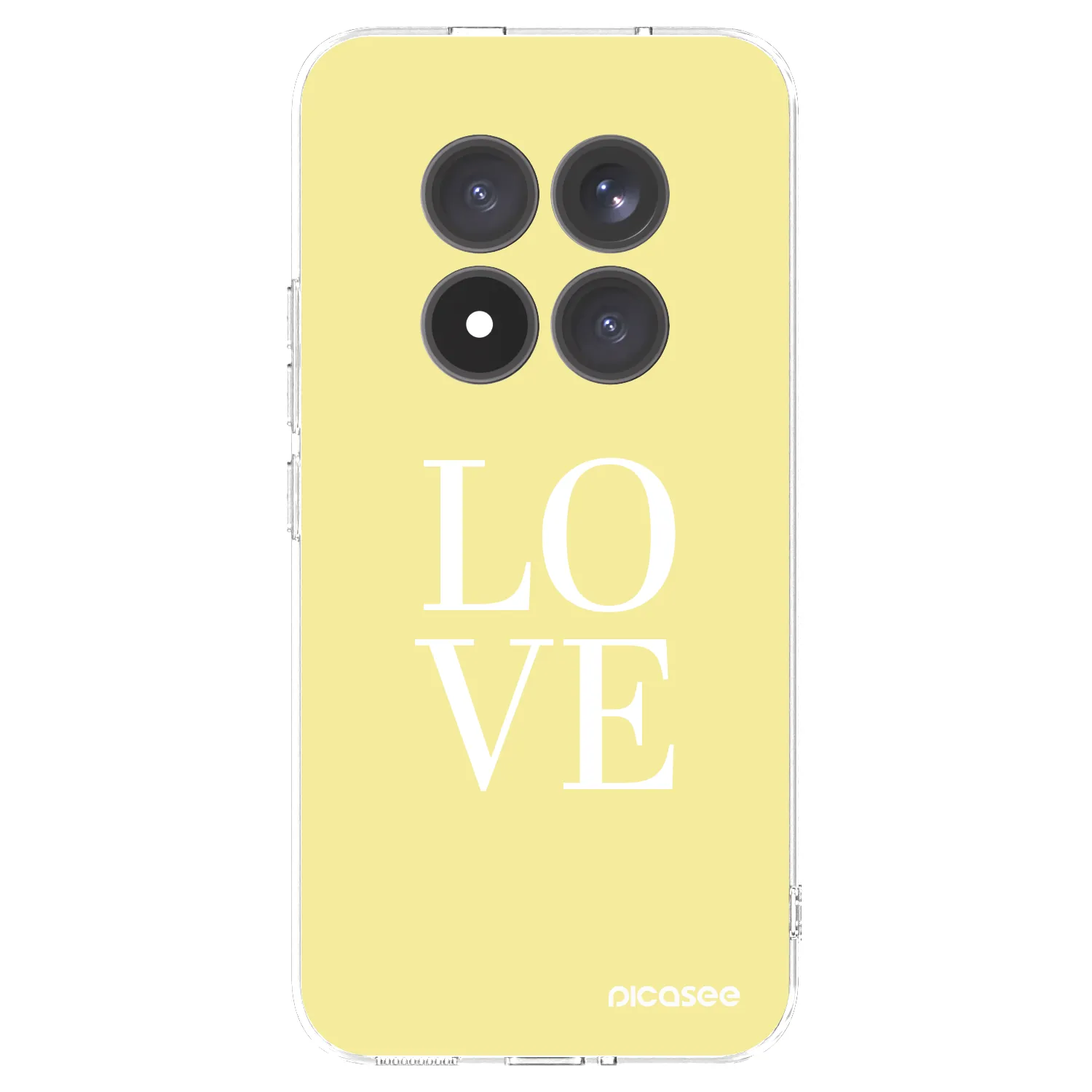 Picasee silikonowe przeźroczyste etui na Xiaomi Redmi Note 15 Pro+ - Love