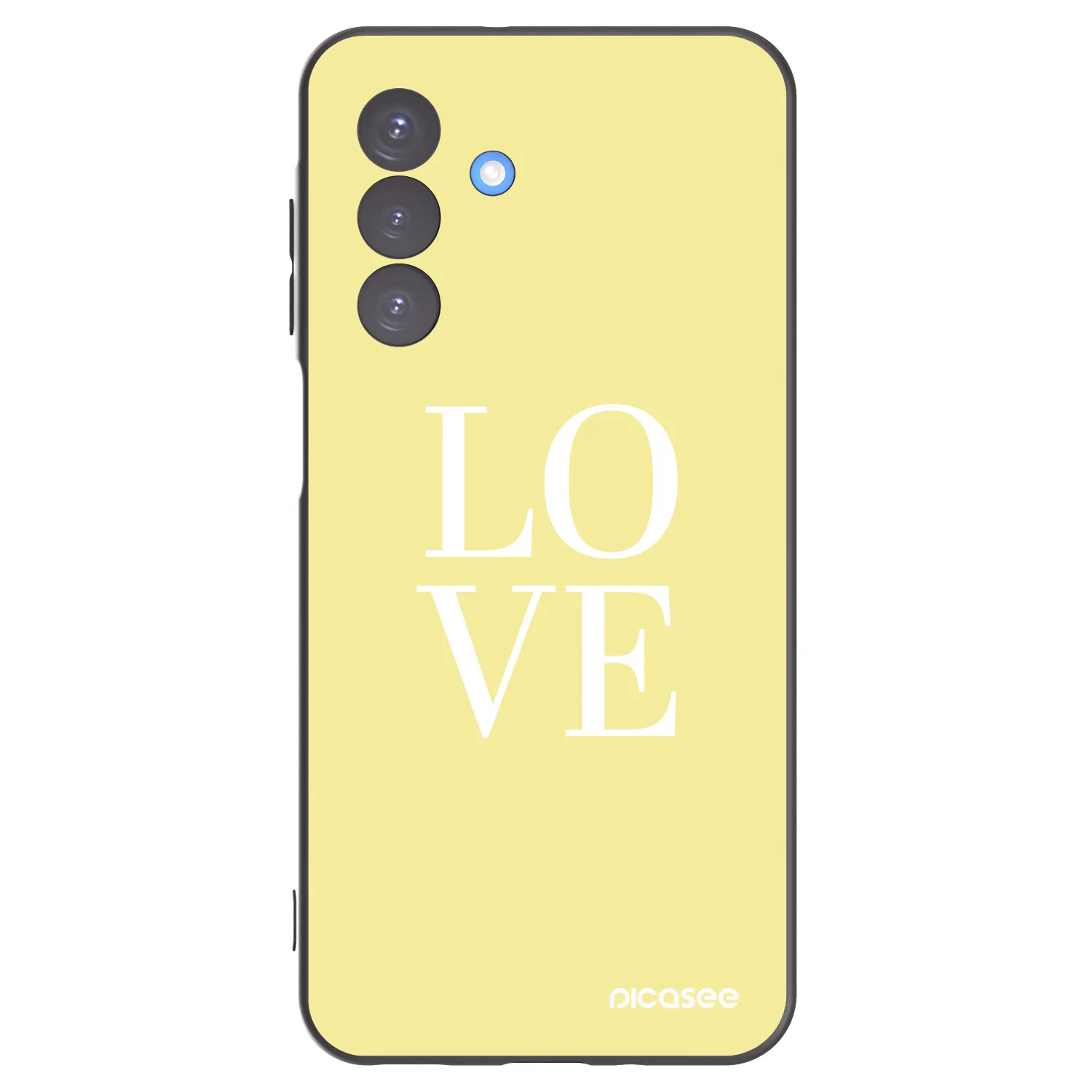 Picasee silikonowe czarne etui na Samsung Galaxy A17 5G - Love