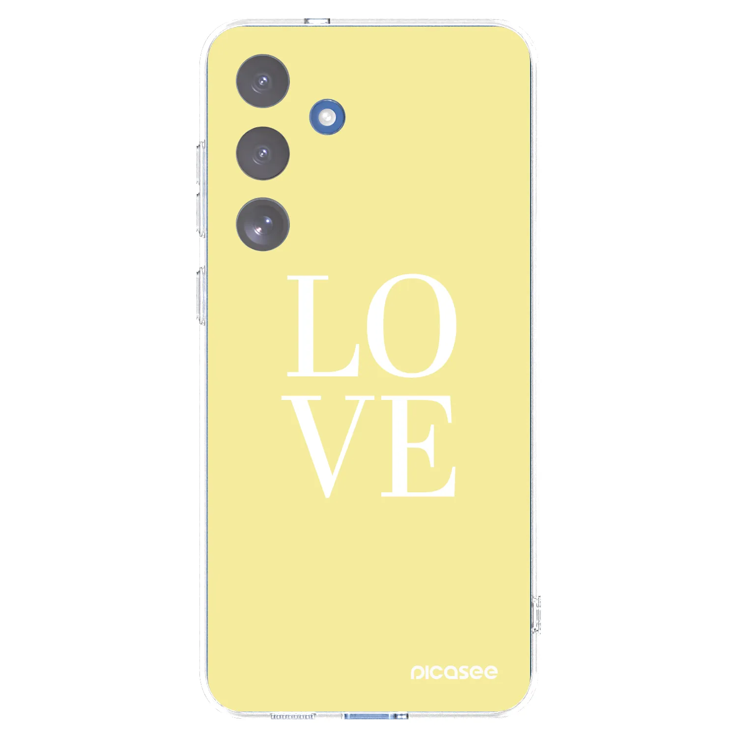 Picasee silikonowe przeźroczyste etui na Samsung Galaxy S25 FE 5G - Love