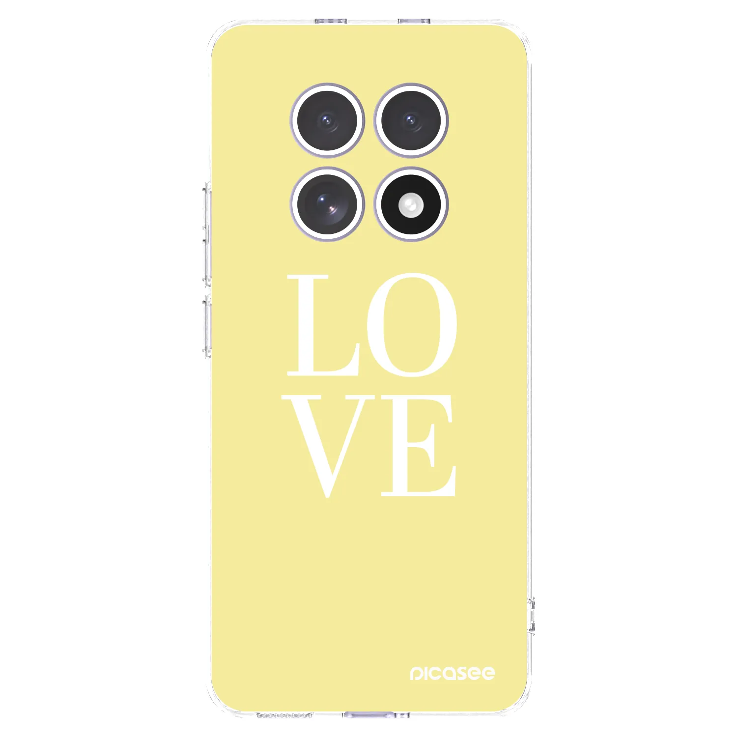 Picasee silikonowe przeźroczyste etui na Xiaomi Redmi Note 15 4G - Love