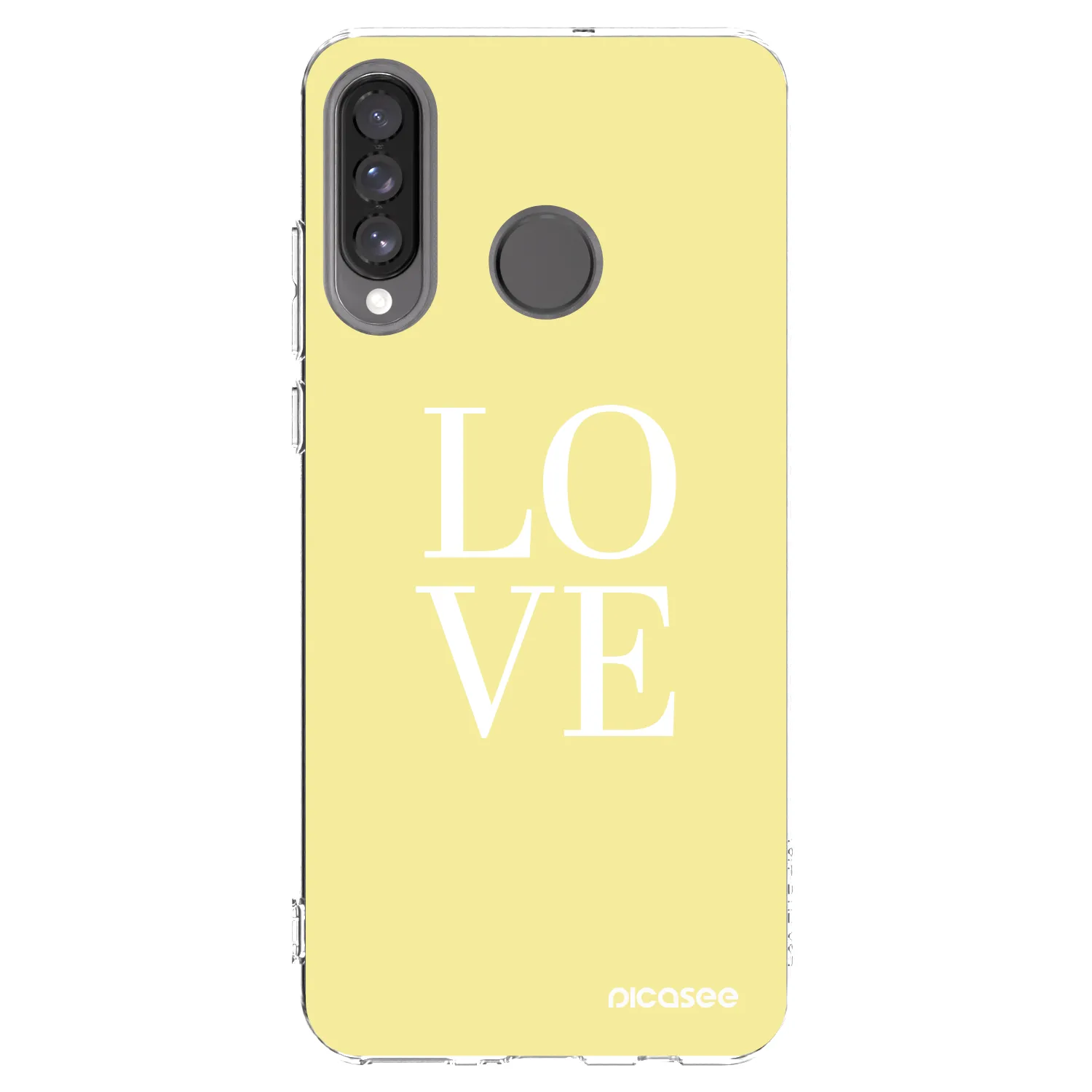 Picasee silikonowe przeźroczyste etui na Huawei P30 Lite - Love