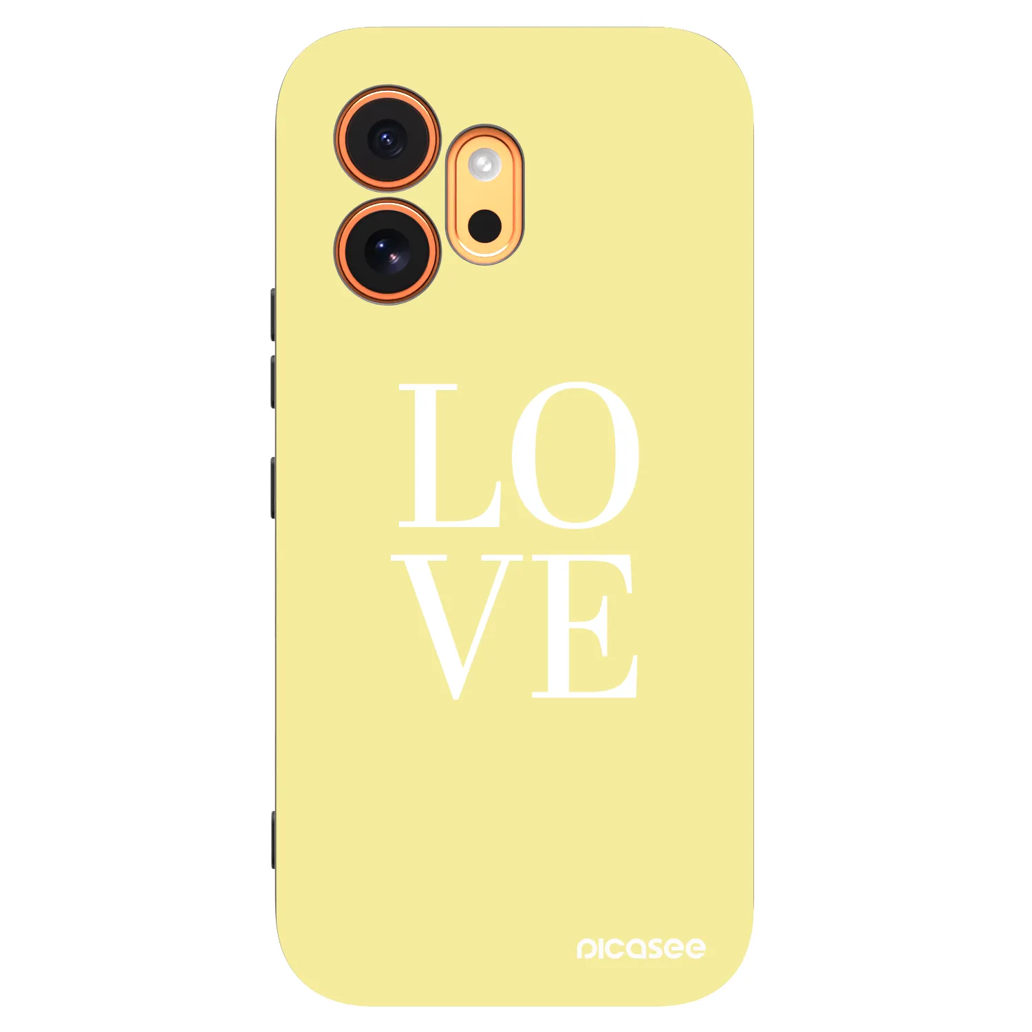 Picasee silikonowe czarne etui na Honor 600 - Love