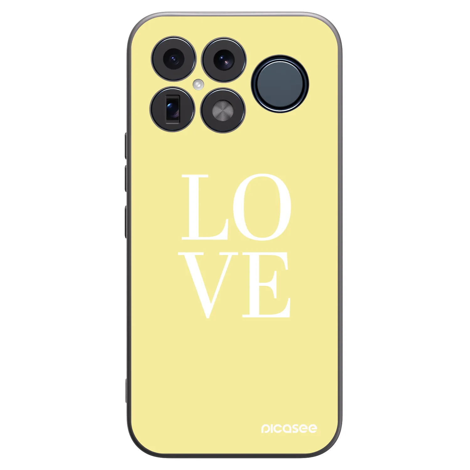 Picasee silikonowe czarne etui na Xiaomi Poco F8 Ultra - Love