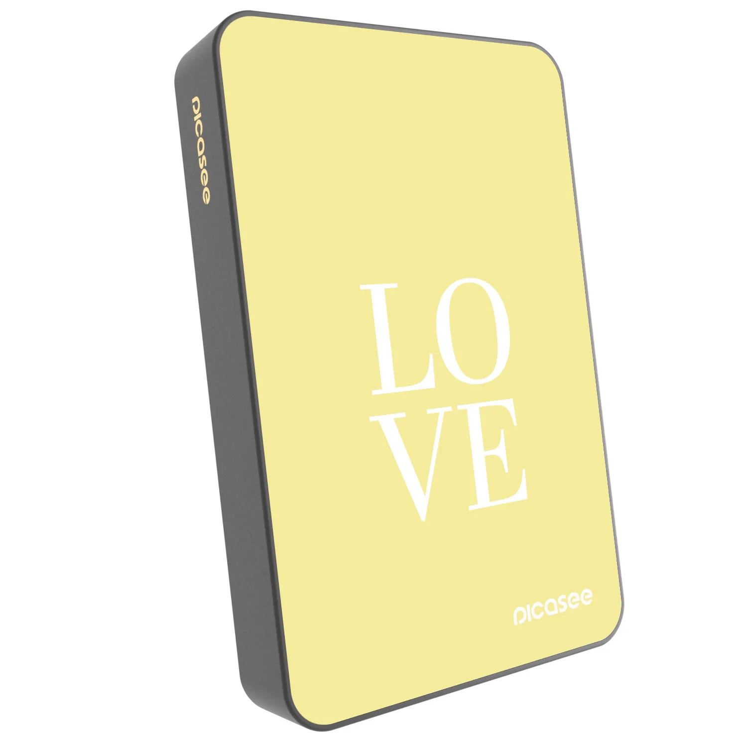 Picasee Powerbank z MagSafe 10 000 mAh Szary - Love