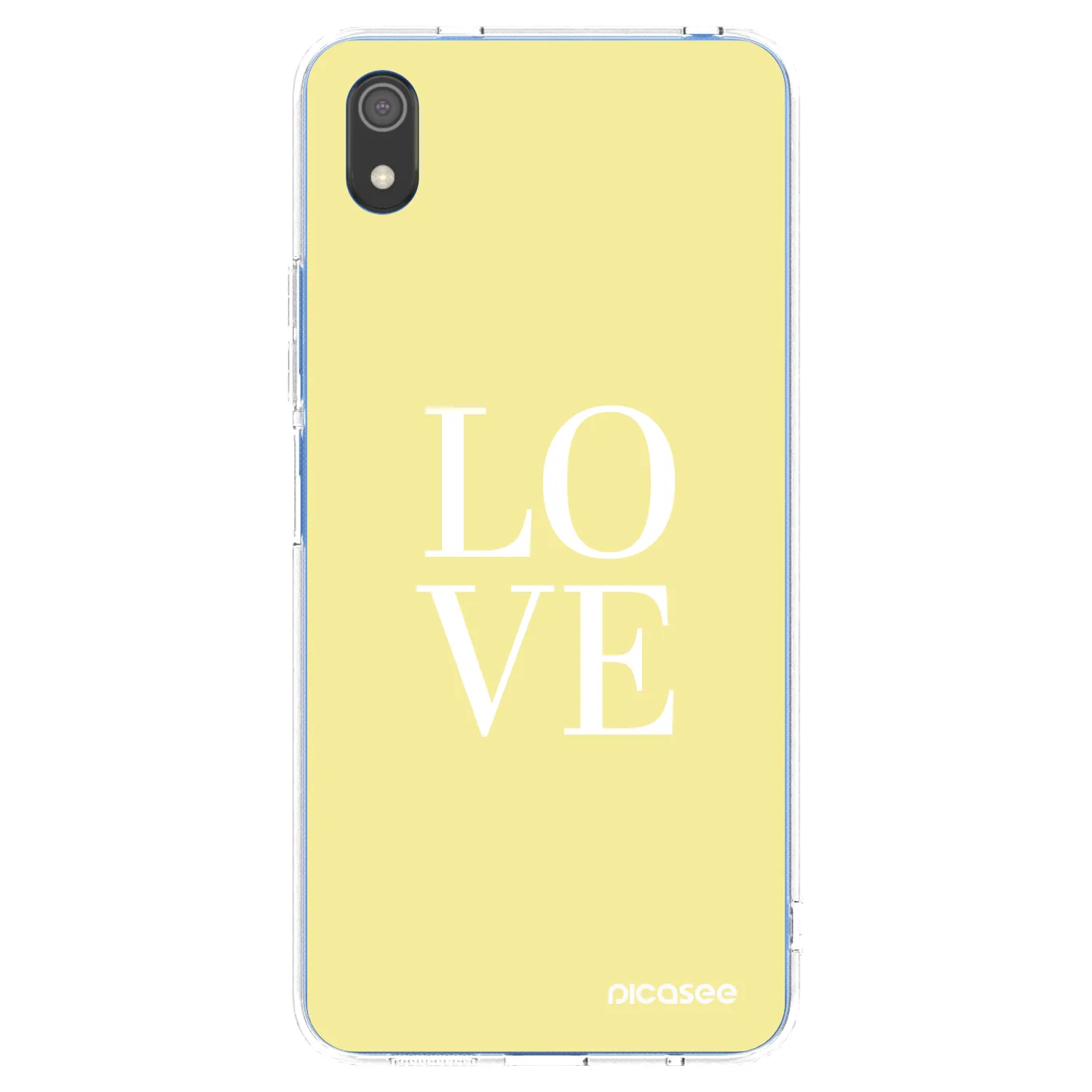 Picasee silikonowe przeźroczyste etui na Xiaomi Redmi 7A - Love