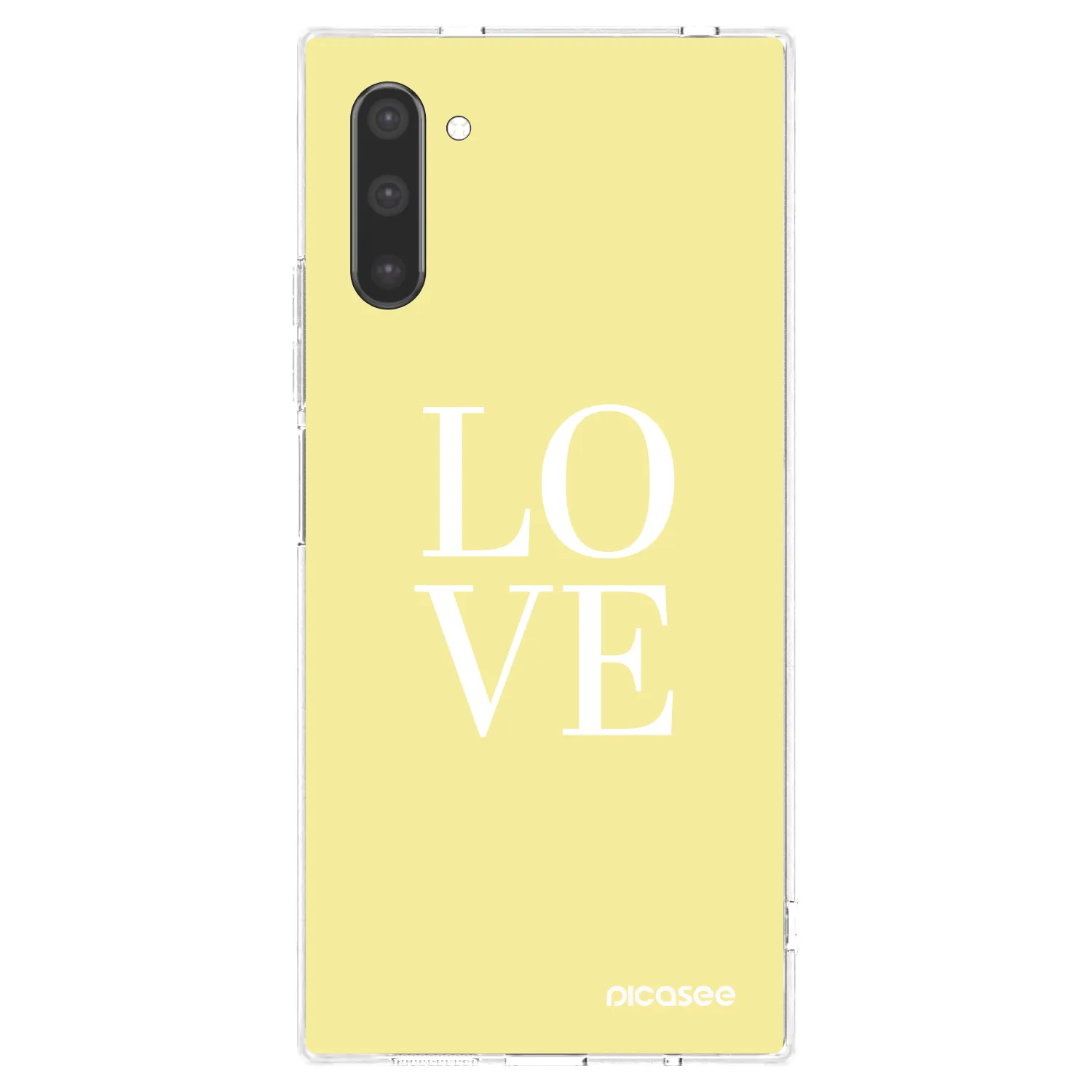 Picasee silikonowe przeźroczyste etui na Samsung Galaxy Note 10 N970F - Love