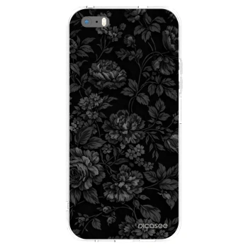 Picasee silikonowe przeźroczyste etui na Apple iPhone 5/5S/SE - Dark Romance
