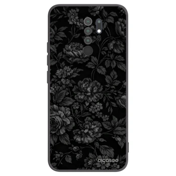 Picasee silikonowe czarne etui na Xiaomi Redmi 9 - Dark Romance
