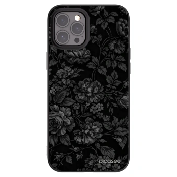 Picasee silikonowe czarne etui na Apple iPhone 12 Pro Max - Dark Romance