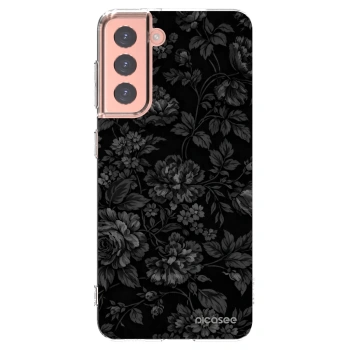 Picasee silikonowe przeźroczyste etui na Samsung Galaxy S21 5G G991B - Dark Romance