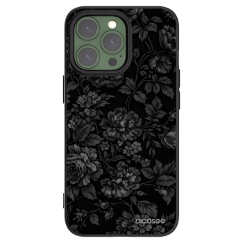 Picasee silikonowe czarne etui na Apple iPhone 13 Pro - Dark Romance