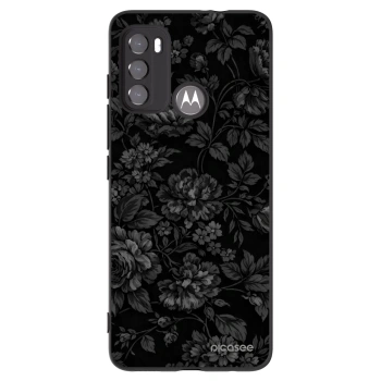 Picasee silikonowe czarne etui na Motorola Moto G60 - Dark Romance