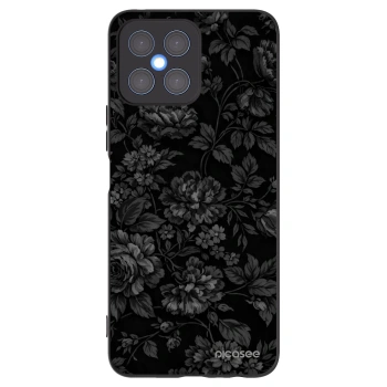 Picasee silikonowe czarne etui na Honor X8 4G - Dark Romance
