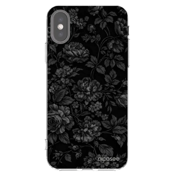 Picasee silikonowe przeźroczyste etui na Apple iPhone X/XS - Dark Romance