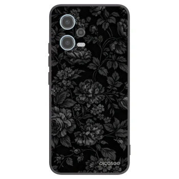 Picasee silikonowe czarne etui na Xiaomi Redmi Note 12 5G - Dark Romance