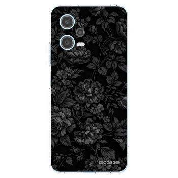 Picasee silikonowe przeźroczyste etui na Xiaomi Redmi Note 12 5G - Dark Romance