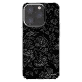 Picasee silikonowe przeźroczyste etui na Apple iPhone 15 Pro - Dark Romance